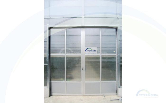Aluminium Greenhouse Door